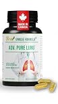 Pure Lung Cleanse and Detox Supplement | Advanced Lung Support Supplement | 9-in-1 Formula with Chaga Mushroom, Curcumin Turmeric, Honeysuckle Flower, Astragalus, Quercetin, Pomegranate