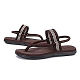✔ Parte superior: cómodas sandalias con plataforma, con soporte para el arco de los dedos. Este diseño ergonómico corrige los dedos de los pies y es ideal para caballeros que usan los dedos de los pies para corregir los huesos del dedo gordo y devolver los dedos angulados a su posición natural.