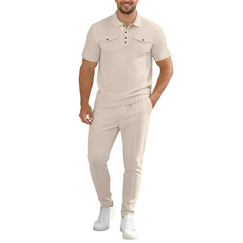 Survêtement de jogging élégant et ensemble t-shirt pantalon de sport pour homme