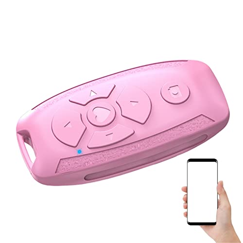 MY99 USHOMI Mando a Distancia Mini Bluetooth - Obturador de cámara Selfie inalámbrico, operación de un Solo Toque para grabación de Video en TIK-tok/de página y Libro electrónico, Carga USB, Rango Cover
