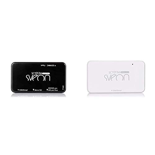 Sveon SCT012M - Multilector de Tarjetas y DNIe 3.0 para Windows y Mac + SCT011M - Lector DNI Electrónico y Tarjetas Inteligentes Compatible con Mac y Windows [España]