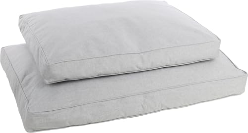 Cojín Geneve gris rectangular de 100x70x12cm para cama de perro grande 3