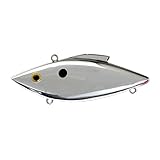 Bill Lewis Lures Rat-L-Trap Lures 1/8-Ounce Tiny Trap (Chrome Black)