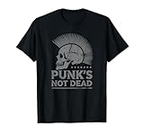 'Calavera Punk's Not Dead - Diseño Icónico de Punk Rock' Camiseta