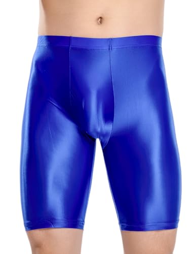 Boxer brillant pour homme coupe musclée anti-frottement