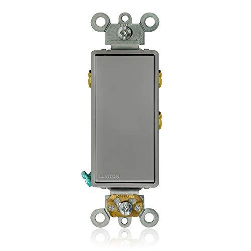 New Product Leviton 5685-2GY 15 Amp, 120/277 Volt, Decora Plus Rocker, Single-Pole Double Throw, Center Off, Maintained Contact, Gray Flash Sale Leviton 5685-2GY 15 Amp, 120/277 Volt, Decora Plus Rocker, Single-Pole Double Throw, Center Off, Maintained Contact, Gray