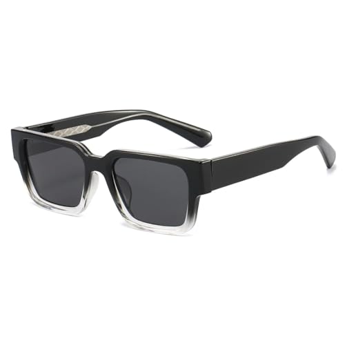 Lunettes de soleil de conduite carrées et charnière à ressort