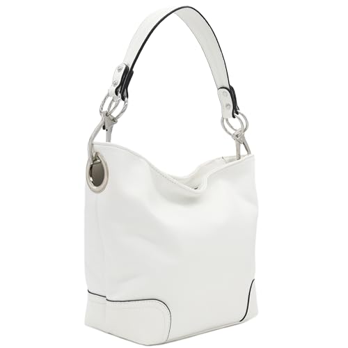 Image of Hobo Shoulder Bag with Big Snap Hook Hardware