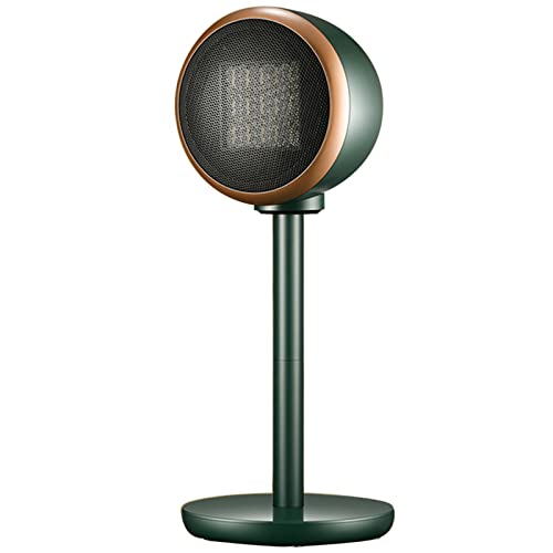 Termoventilador Calentador Eléctrico De Bajo Consumo Ventilador 2000 W Calentador De Espacio Para Ahorro De Energía En El Hogar Con Control Remoto, Ajuste De 3 Niveles Disponible Todo El Año, Verde Cover