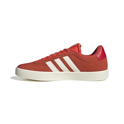 Image of adidas Mens VL Court 3.0 Sportswear, Bright Red/White/Better Scarlet, 10.5