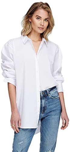 Damen Bluse Im Oversize-Fit – Langarm Karohemd Mit Reverskragen Für Büro & Freizeit