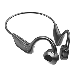 Uonlytech Beengeleiding Hoofdtelefoon Headset Voor Hardlopen Beengeleiding Oortelefoon Tv Hoofdtelefoon Oordopjes Voor Running Sport Oordopjes Telefoon Headset Titanium Legering Draadloze