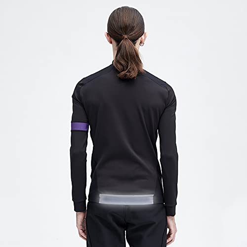 Chaqueta para ciclismo térmica de invierno para hombre, negra, talla M miniatura 2