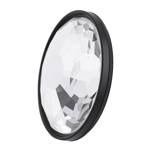 DOITOOL 77mm Photography Accessories 8-fold Kaleidoscope Prisms Eground Solid Glass Material Creative for Night Scenes