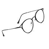 Voolga Blaulichtfilter Brille Herren für Freizeit Fahren Golf Brille Reduzieren Augenbelastung Klare Linse Fake Brille mit Brillenetui C1