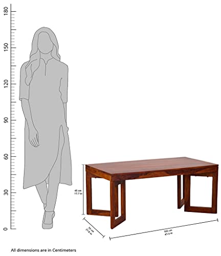Image of Amazon Brand - Solimo Ors Durable Coffee Table (Sheesham Wood with Honey Finish)