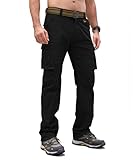 Cindeyar Cargohose Herren Relaxed Fit Baumwollhose
