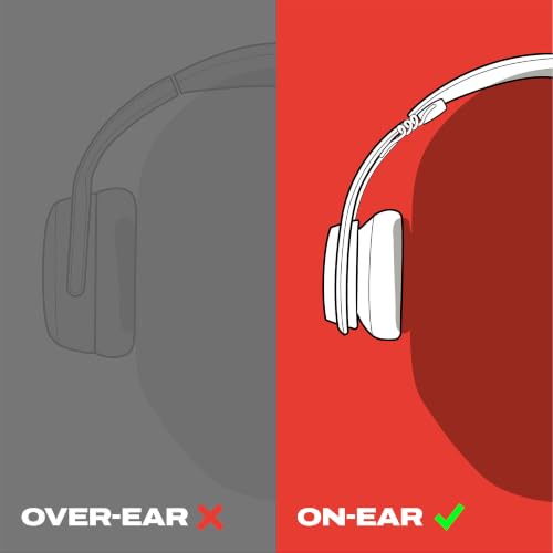 Skullcandy Icon 180 Wired On-Ear Headphones - Black | Built-In 85dB Volume Limiter, Comfortable, Adjustable Headband, Convenient for Travel with 3.5mm AUX Plug, In-Line Microphone - image 7