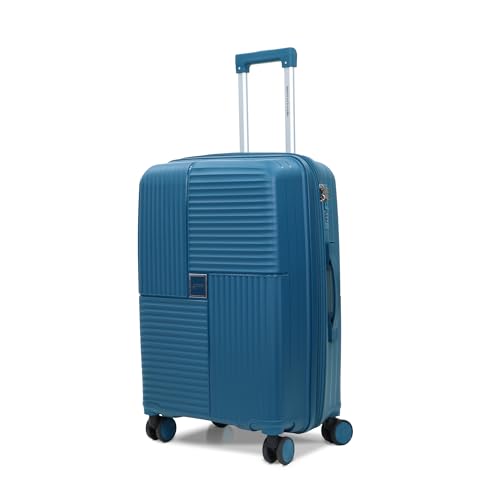 Image of Explore Luggage Trolley Bags | Polypropylene Durable Hard Shell | Polypropylene Durable Hard Shell, TSA Type Lock, 360 Disc Spinner Wheels, Expandable Suitcase