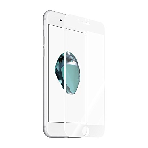 Kanex EdgeGlass - Protector de pantalla de cristal para Apple iPhone 7 Plus, color blanco