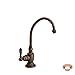 Waterstone 1200HPC Hampton Hot Only with Single Lever Handle Filtration Faucet, Polished Copper