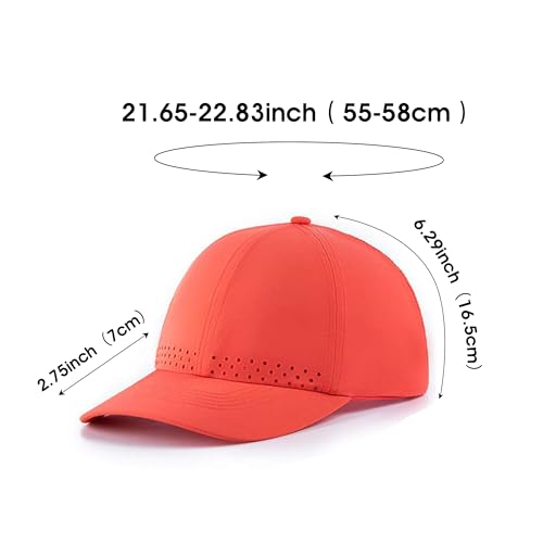 Image of HH HOFNEN Women Quick Drying Baseball Cap Sun Hat Unstructured Golf Hat