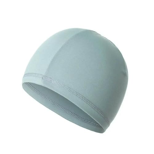 ZERAOKE 2 Pcs Bicycle Helmet Liner Cap Unisex Sweat Wicking Breathable Sport Running Cycling Caps-Light Grey-One Size