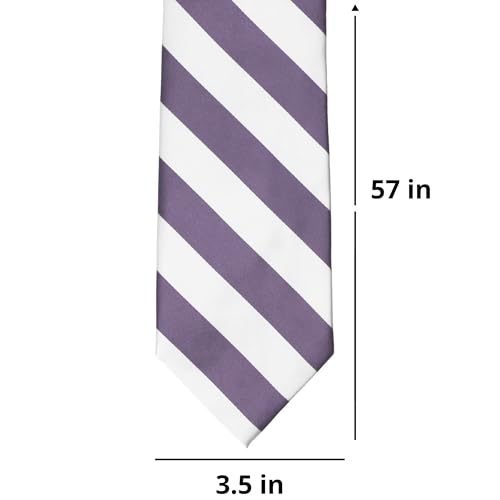 Image of tiemart Men's Striped Tie Standard Length