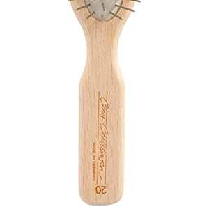   Chris-Christensen-Dog-Brush-575-inch-Little-Wonder-Pin-Brush-20mm-Original-Series-Groom-Like-a-Professional-Stainless-Steel-Pins-Lightweight-Beech-Wood-Body-Ground-and-Polished-Tips