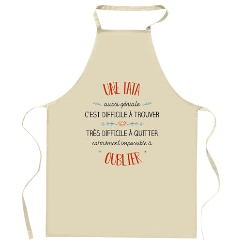 Tablier de cuisine pour barbecue et jardinage idéal pour les tâches ménagères de tata