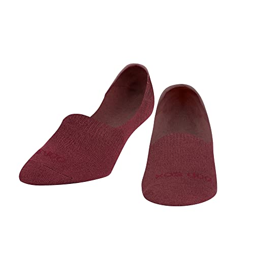 Image of Odd Sox - Basix Unisex Medium No Show Socks - Cotton Blend Low Profile - Heather Colors - Breathable Everyday Comfort