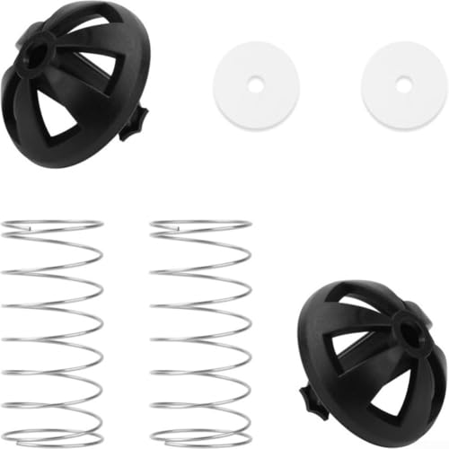 Conjunto de tapón con resorte integrado para cafetera, cestas de preparación para cafetera, se adapta a modelos de goteo de 4 tazas y 12 tazas ampliamente
