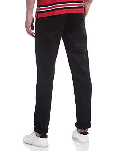 Image of Monte Carlo Men's Mid Rise Regular Fit Casual Pants