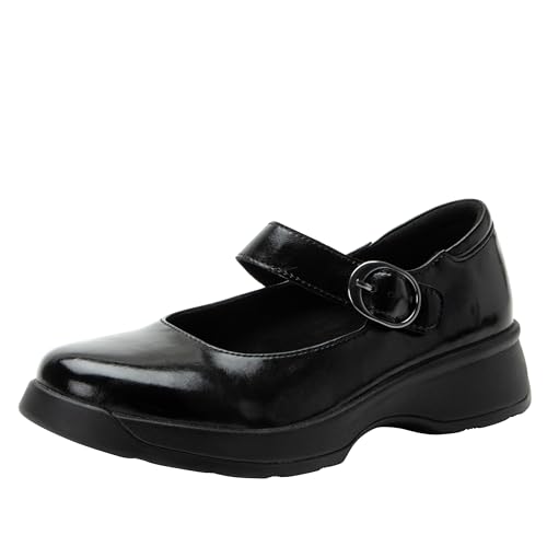 Image of Alegria Women's Jazmine Leather Mary Jane Comfort Loafer