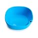 Munchkin Last Drop Silicone Toddler Bowl with Built-In Straw, Blue
