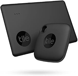 Tile Starter Pack (2022) 2 Pack (1 Mate, 1 Slim), Lokalizator Bluetooth do namierzania zagubionych kluczy, portfeli, plecaków, tabletów i innych przedmiotów