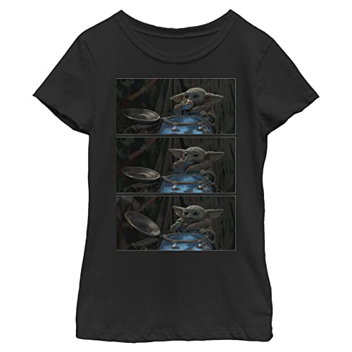 T-shirt Star Wars Mandalorian MandoMon Epi2 noir XL vêtement fille manches courtes