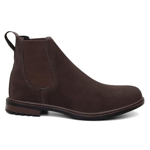 Bota Masculina Chelsea Casual Coturno Couro Original - Café/39