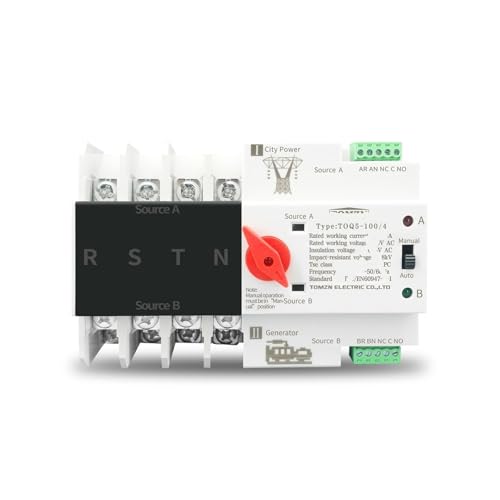 Interruptor de Transferencia Automática para evitar cortes de luz en el hogar con ATS 4P