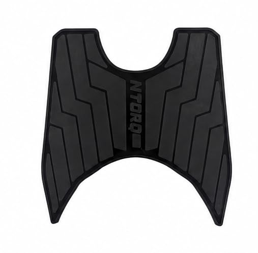 HCM Anti-Skid Foot Mat for TVS Ntorq 125 | Waterproof & Dustproof Scooter Floor Mat | Premium Rubber Footboard Mat All-Weather Protection | Non-Slip, Durable & Washable | Black-image-35