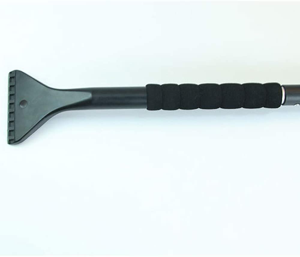 Cepillo de Nieve para Coches, asa Corta Auto, Cepillo de Nieve de Parabrisas, raspador de Hielo Ligero y Duradero