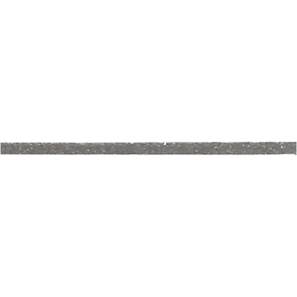 Creativ 100263 Reflektierender Faden, B: 0,8–1 mm, grau, 100 m.