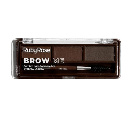 Paleta Sombra P/Sobrancelhas Brow Me Ruby Rose Nova Cor01