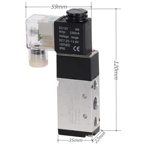 Électrovanne pneumatique 4V210-08 pour stopper les fuites d'air - 4