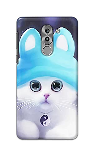 Image of Chinese Cutie Kitten Cat Big Eyes Lovely Girl Ears Hard Back Case Cover for Honor 6X / GR5 (2017), BLN-AL10 BLL-L22 BLN-L21 Back Cover -(J5) VNS2221
