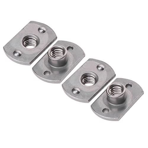 HOMOCONO 15pcs T-Shaped Carbon Steel Welded Nuts for Nut Screws Tee Inserts Indoor/Outdoor Use Size Grey Pack