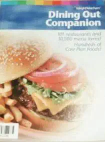 Weight Watchers 2005 Dining Out Companion