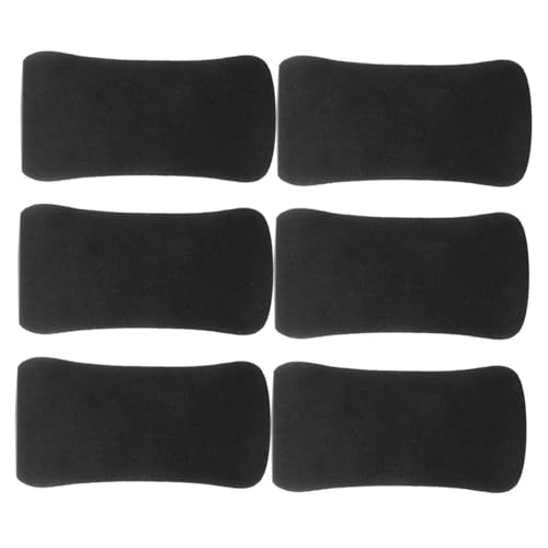 Operitacx 6pcs Foam Foot Pads Roller Cover Replacement para Máquina de Extensión de Piernas, Equipo de Gimnasio, 70x70x130mm, Accesorio para Entrenamiento en Casa