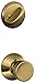 Schlage F59BEL609 Interior Pack Bell Single Cylinder Interior Pack from the F-Series, Antique Brass