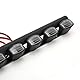 Tbest 6 LED RC Lights, RC Roof Lights, 1:10 Scale RC Crawler Car Roof Light Bar RC Roof Bulbs Spotlights Accessory Fit for Pull Car (6 LED)